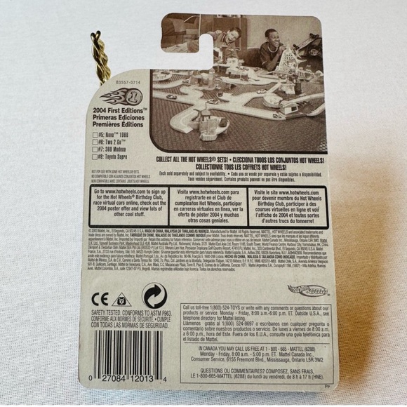 🎀 HOT WHEELS 2004 FIRST EDITION “ TOONED TWO TO GO” RACE CAR 🔥 NEW - Picture 9 of 9